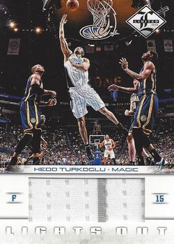 2012-13 Panini Limited - Lights Out Materials #40 Hedo Turkoglu Front