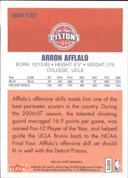 2007-08 Fleer - 86-87 Retro Rookies #86R-133 Arron Afflalo Back