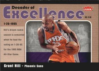 2007-08 Fleer - Decades of Excellence #6 Grant Hill Front