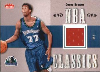 2007-08 Fleer - NBA Classics #TT-CB Corey Brewer Front