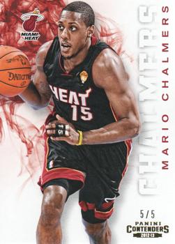 2012-13 Panini Contenders - Gold #66 Mario Chalmers Front