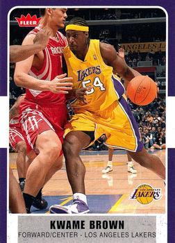 2007-08 Fleer - Glossy #152 Kwame Brown Front