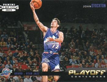 2012-13 Panini Contenders - Playoff Contenders #13 John Stockton Front