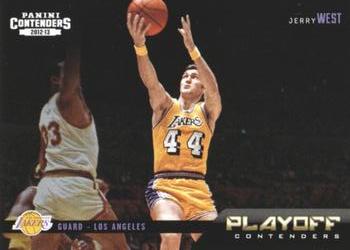 2012-13 Panini Contenders - Playoff Contenders #24 Jerry West Front