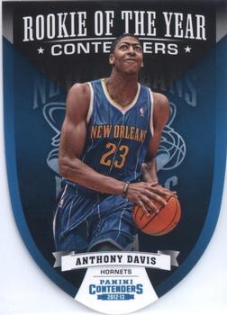 2012-13 Panini Contenders - Rookie Of The Year Contenders #2 Anthony Davis Front