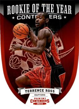 2012-13 Panini Contenders - Rookie Of The Year Contenders #14 Terrence Ross Front