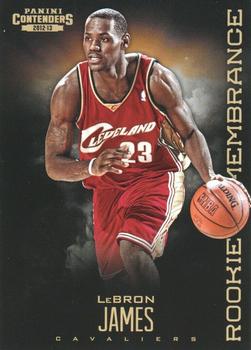 2012-13 Panini Contenders - Rookie Remembrance #8 LeBron James Front