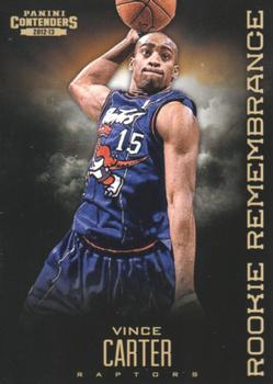 2012-13 Panini Contenders - Rookie Remembrance #12 Vince Carter Front