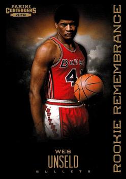 2012-13 Panini Contenders - Rookie Remembrance #29 Wes Unseld Front