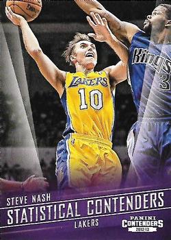 2012-13 Panini Contenders - Statistical Contenders #7 Steve Nash Front