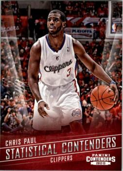 2012-13 Panini Contenders - Statistical Contenders #8 Chris Paul Front