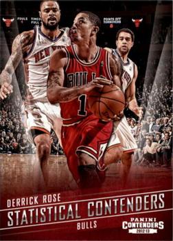2012-13 Panini Contenders - Statistical Contenders #18 Derrick Rose Front