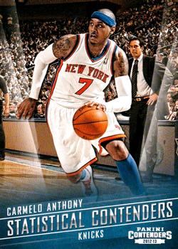 2012-13 Panini Contenders - Statistical Contenders #22 Carmelo Anthony Front