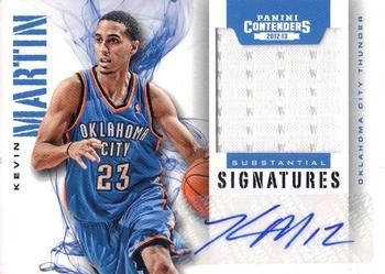 2012-13 Panini Contenders - Substantial Signatures Materials #20 Kevin Martin Front