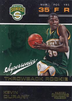 2012-13 Panini Contenders - Throwback Rookies #16 Kevin Durant Front