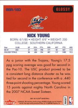 2007-08 Fleer - 86-87 Retro Rookies Glossy #86R-160 Nick Young Back
