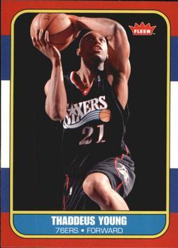 2007-08 Fleer - 86-87 Retro Rookies Glossy #86R-161 Thaddeus Young Front