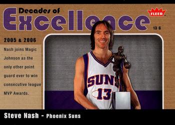 2007-08 Fleer - Decades of Excellence Glossy #16 Steve Nash Front