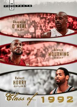 2007-08 Fleer Hot Prospects - Class of... #1992 Shaquille O'Neal / Alonzo Mourning / Robert Horry Front