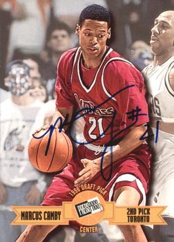 1996 Press Pass - Autographs #NNO Marcus Camby Front