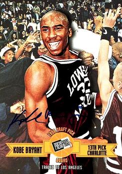 1996 Press Pass - Autographs #NNO Kobe Bryant Front