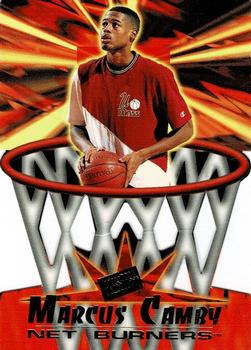 1996 Press Pass - Net Burners #NB 2 Marcus Camby Front