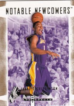 2007-08 Fleer Hot Prospects - Notable Newcomers #NN-16 Javaris Crittenton Front