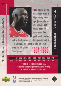 1999 Upper Deck Michael Jordan Career Collection #50 Michael Jordan Back