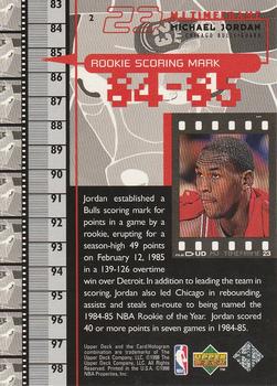 1998 Upper Deck Michael Jordan Living Legend #2 Michael Jordan Back