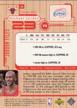 1998 Upper Deck Michael Jordan Living Legend #146 Michael Jordan Back