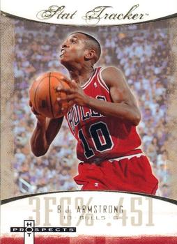 2007-08 Fleer Hot Prospects - Stat Tracker #ST-7 B.J. Armstrong Front