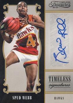 2012-13 Panini Timeless Treasures - Timeless Signatures #5 Spud Webb Front