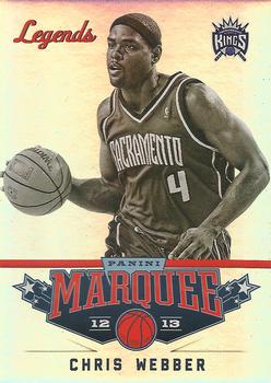 2012-13 Panini Marquee #121 Chris Webber Front