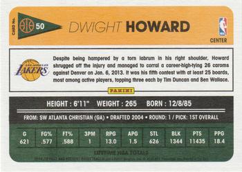 2012-13 Panini Past & Present #50 Dwight Howard Back