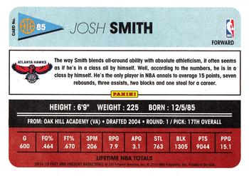 2012-13 Panini Past & Present #85 Josh Smith Back