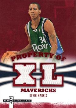 2007-08 Fleer Hot Prospects - Property of... Red #PO-DB Devin Harris Front