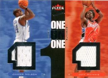 2007-08 Ultra - One on One Jersey #OO-MW Jeff McInnis / Jameer Nelson Front