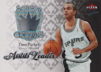 2007-08 Ultra - Season Crowns #SC-9 Tony Parker Front