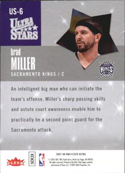 2007-08 Ultra - Ultra Stars #US-6 Brad Miller Back