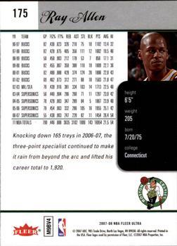 2007-08 Ultra - Retail #175 Ray Allen Back