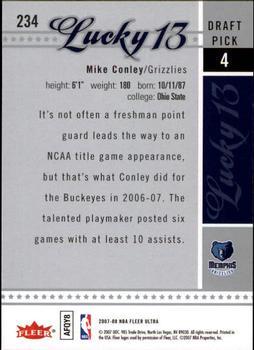 2007-08 Ultra - Retail #234 Mike Conley Back