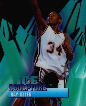 1996 Collector's Edge Rookie Rage - Ice Sculpture #2 Ray Allen Front