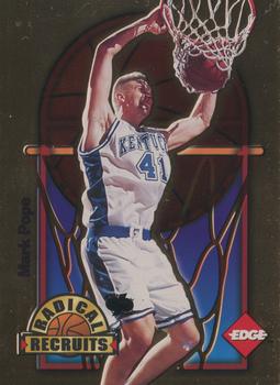 1996 Collector's Edge Rookie Rage - Radical Recruits Gold #17 Mark Pope Front