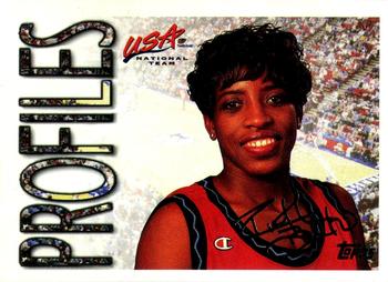 1996 Topps USA Women's National Team #14 Ruthie Bolton Front