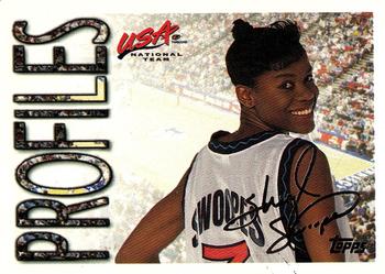 1996 Topps USA Women's National Team #23 Sheryl Swoopes Front