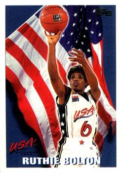 1996 Topps USA Women's National Team #2 Ruthie Bolton Front