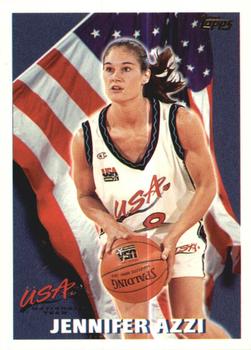 1996 Topps USA Women's National Team #1 Jennifer Azzi Front