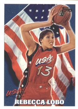 1996 Topps USA Women's National Team #5 Rebecca Lobo Front