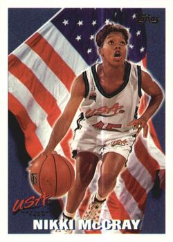 1996 Topps USA Women's National Team #7 Nikki McCray Front