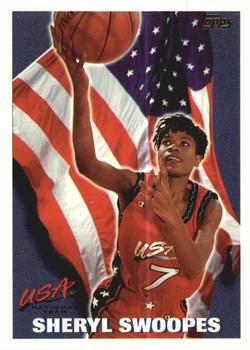 1996 Topps USA Women's National Team #11 Sheryl Swoopes Front